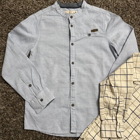 Boys Size 8-9 Years L.O.G.G. H&M Set of 2 Long Sleeve Shirts - Picture 3 of 5
